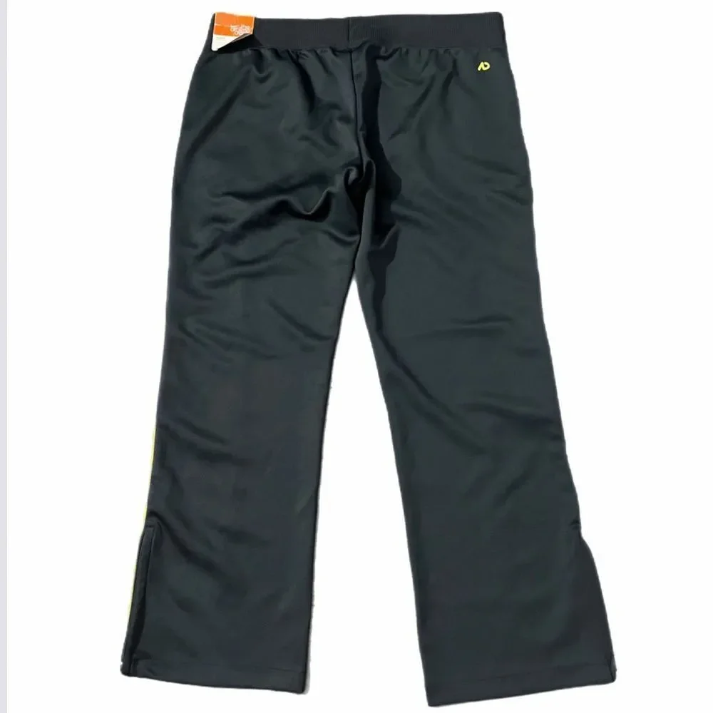 Nike Women’s Regular Low Rise Slim to the Hip and tight Bootcut Sport Pants Gray - Picture 3 of 4